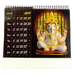 Carving Ganapathi Table Calender