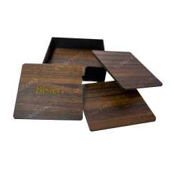 Nescafe Wooden Coaster Set