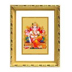 Lord Ganesha 24ct Gold Foil with DG Frame 3