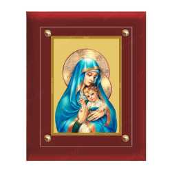 Mariya and Jesus 24ct Gold Foil with MDF Frame 