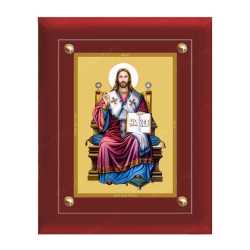  The King of Jesus Christ 24ct Gold Foil with MDF Frame 