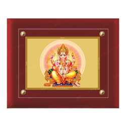 Lord Ganesha 24ct Gold Foil with MDF Frame 1