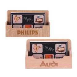 Wooden Table Top Visiting Card Holder