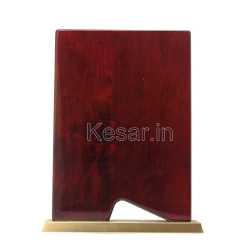 Golden Star Rectangle Piano Finish Trophy