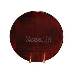 Round Tablet Piano Finish Trophy With Golden Star