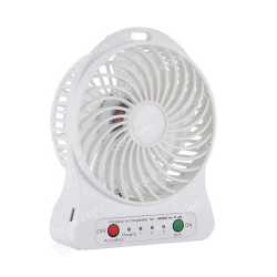 3 Speed Portable fan with torch