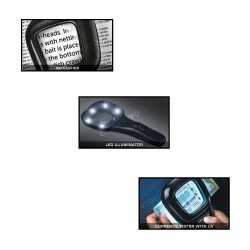 Three in one LED magnifier