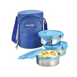 Zippy Lunch Bag with 3 Stainless Steel Container