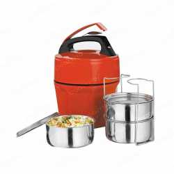 Lunch Box with 3 Stainless Steel Container